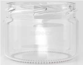 Ronde glazen pot toc82 (280ml - 350gr)
