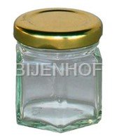 Hexagonale pot toc43 (45ml-50gr) deksel inbegrepen