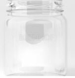 250gr Ronde glazen pot toc63 (210ml)