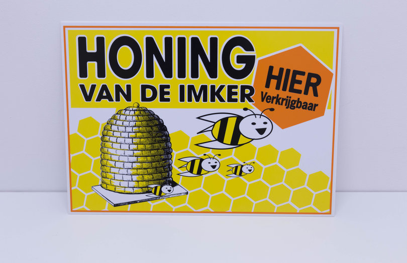 Honing van de imker - PVC plaat - hetimkershuis